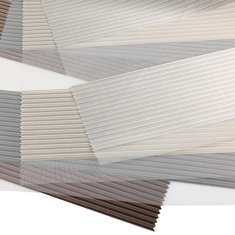 YX05 Lystransmission og Ventilation Semi-Blackout Zebra Blind stof